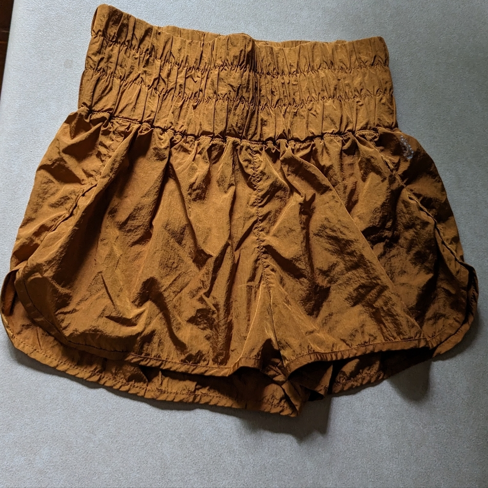 Free People - FP Movement The Way Home High Rise Pull-On Shorts - Size Large